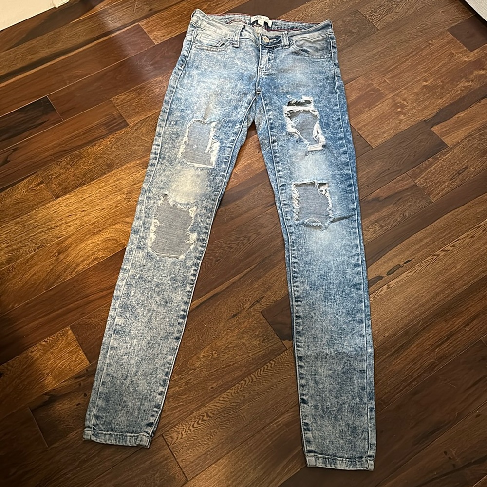 Ladies Stone Washed jeans